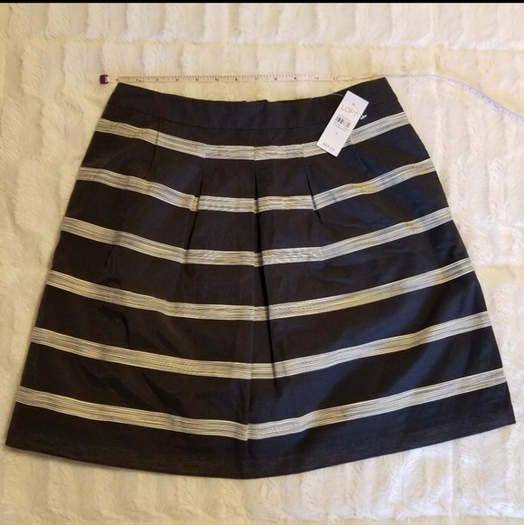 NWT LOFT striped skirt - Picture 1 of 6